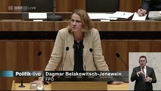 Dagmar BelakowitschJenewein  AMSIT Mindestsicherung  232017 [upl. by Ahsilram736]