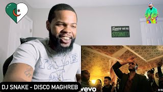 DJ Snake  Disco Maghreb Official Video  AMERICAN REACTS🇩🇿🇺🇸 [upl. by Aset]