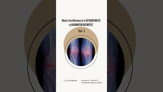 Osteoarthritis VS Rheumatoid Arthritis physionearme osteoarthritis arthritissupport [upl. by Favian686]