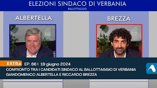 19 giugno 2024  Extra  Confronto tra i candidati sindaco al ballottaggio di Verbania [upl. by Aekal11]