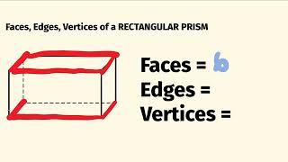 How Many Faces Edges And Vertices Does A Rectangular Prism Have [upl. by Joana]