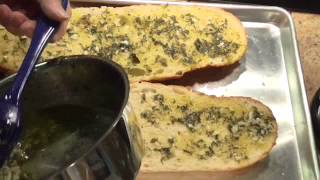 Garlic Sauce For Italian Bread amp Baguettes [upl. by Nuawad]