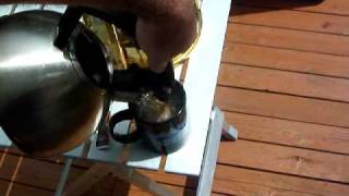 MultiFuel Stove Part 06 Shutdown [upl. by Iuq184]