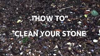 How To Clean Garden Stones  Part 1 [upl. by Sasnak]