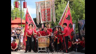 Chinese Masonic Society Lion Dance Performance at the Bendigo Easter Festival 20th April 2019 [upl. by Skcirdnek]