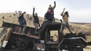 Dakota Access Pipeline protest turns violent [upl. by Krasnoff]