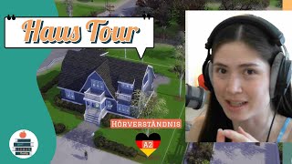 How to describe a house in German with the help of Sims  🍏 YourGermanBuddy [upl. by Recnal]