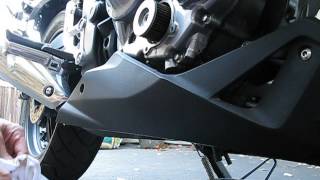 Honda CB300F oil change [upl. by Erialb]