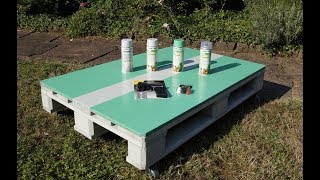 DUPLICOLOR Lackspray  DIY Couchtisch aus Europaletten [upl. by Pedrick]