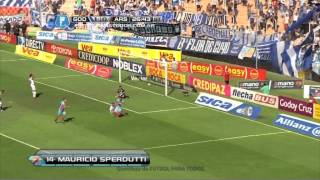 Gol Sperdutti Godoy Cruz 1 Arsenal 1 Final 2014 Fecha 9 Fútbol Para Todos [upl. by Guerin]