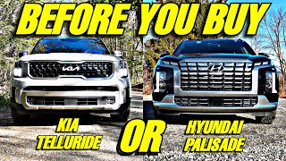 Which One Would I Pick Kia Telluride Or Hyundai Palisade Its Close But One Is A Winner [upl. by Akedijn]