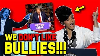 Trump GETS LIT UP by Cardi B and Kamala as His Rally DESCENDS INTO CHAOS [upl. by Siari]