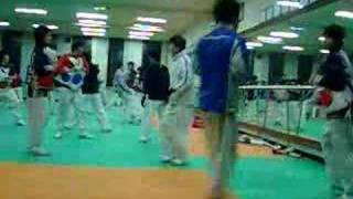 Taekwondo training in Korea [upl. by Sommer]