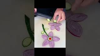 carving skills asmr decoration flowers foodnature music song hind hindisong [upl. by Yar]