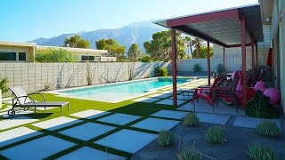 Palm Springs House Tour  WahlieTV [upl. by Cumine]