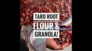 How to make Taro Flour and AIP Granola [upl. by Phil272]