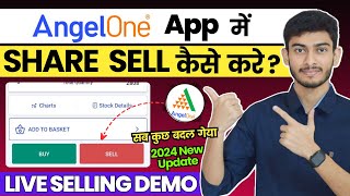 How to Sell Stock in Angel One Delivery  Stock Buy and Sell Angel One  Stocks kaise beche [upl. by Catina]