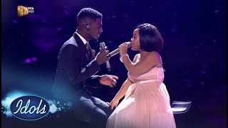 Top 3 Reveal Duets Thando amp Karabo – Idols SA  Mzansi Magic [upl. by Oilut]