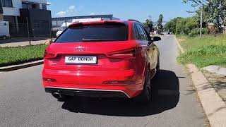 AUDI RSQ3 Downpipe exhaust sound  LAUNCH CONTROL [upl. by Janaye790]