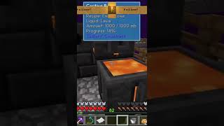 Making Endstone Using a Smeltery in Skyfactory 4 minecraft skyfactory4 tutorial [upl. by Adnaram]