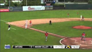 2012 OSAA 4A Baseball Championships  Ontario VS Hidden Valley [upl. by Annanhoj]