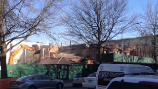 Demolition of Park Slope Brownstones by NY Methodist [upl. by Kessia]