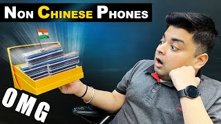 I Picked “NON CHINESE” Smartphones For You  Chinese Smartphones Ban In India  2022 [upl. by Breeze83]