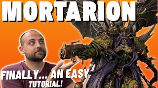 Mortarion Primarch of the Death Guard made easy [upl. by Mignon]