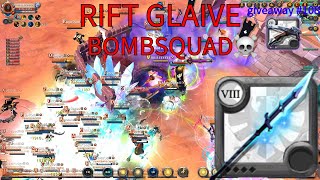 RIFT GLAIVE BOMBSQUAD  EU  Albion online  83 giveaway [upl. by Ezalb]