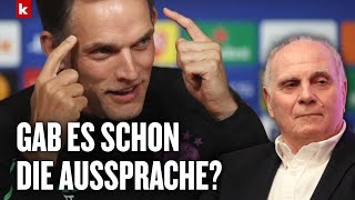 Streit mit Hoeneß Tuchel grinst und lässt Reporter abblitzen  FC Bayern  Real Madrid [upl. by Greenberg]