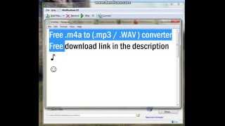 Free m4a to mp3 Converter Download link [upl. by Gintz376]