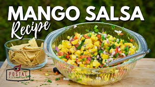 Mango Salsa Recipe  How To Make Mango Salsa At Home [upl. by Cresa]