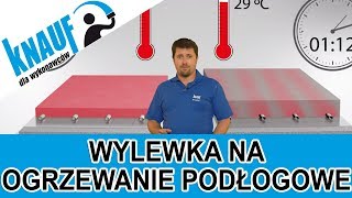 Jaka wylewka na ogrzewanie podłogowe Wylewka anhydrytowa Knauf [upl. by Eppillihp]