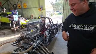 New engine for the dragster  BLOWN smallblock [upl. by Ynitsed]