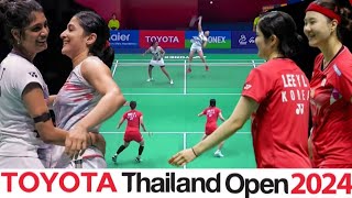 CrastoPonnappa IND vs LeeShin KOR  QF  Thailand Open 2024 Badminton [upl. by Stanhope]