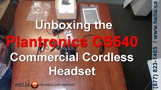 Unboxing and Review of the Plantronics CS540 Headset [upl. by Mailand]