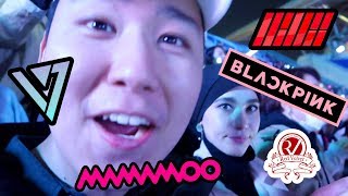 MY FIRST KPOP CONCERT BLACKPINK iKON SEVENTEEN RED VELVET WANNA ONE MAMAMOO and more [upl. by Gentry17]