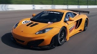 McLaren MP412C GT3 racer on track  review by wwwautocarcouk [upl. by England]