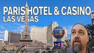 Paris Hotel amp Casino Las Vegas Resort amp Room Tour [upl. by Anavoj284]