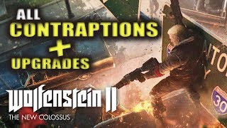 Wolfenstein 2 The New Colossus  All 3 Contraption Locations amp How to get Contraption Upgrades [upl. by Timi]