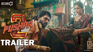 Pushpa 2 The Rule Trailer  Allu Arjun Sreeleela  Sukumar  Rashmika  Fahadh Faasil  DSP [upl. by Galvan]