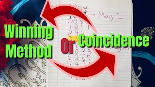 Pick 4 Lottery MethodWinning Method or CoincidenceTips Included [upl. by Ahseiyt]