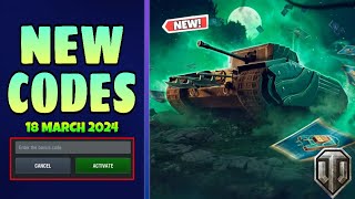 New World Of Tanks Blitz Codes 18 March 2024  WOT Blitz Codes [upl. by Keldah]