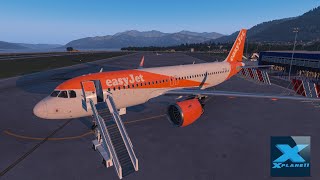 XPlane 11 Tivat Landing A320 easyJet [upl. by Cris251]