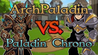 AQW ArchPaladin vs Paladin Chronomancer Class Comparison [upl. by Kohsa]