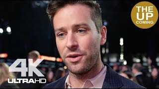 Armie Hammer interview at Call Me By Your Name premiere at London Film Festival [upl. by Eyahc]