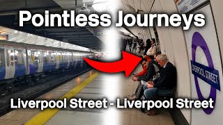 London Liverpool Street Mainline to Underground  Pointless Journeys [upl. by Cannice968]