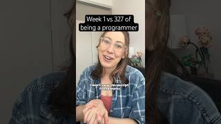 Week 1 vs 327 of coding [upl. by Enitsed]