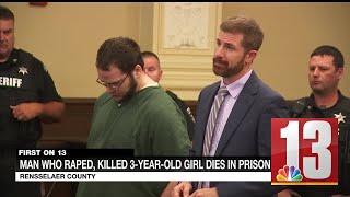 Man who raped killed 3yearold girl dies in prison [upl. by Nahsin983]