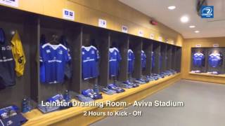 Take a look inside the Leinster dressing room at Aviva Stadium [upl. by Kalvn]